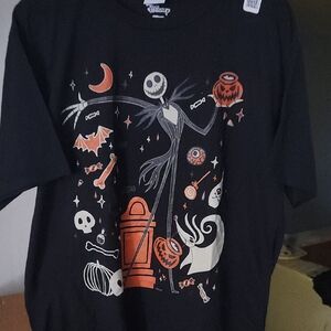 Disney Black Short Sleeve Tees with Halloween Graphics🎃 Unisex